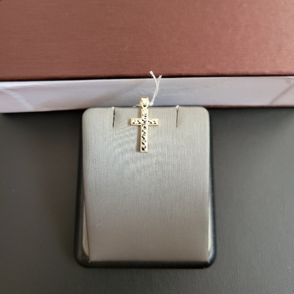 14k Gold Two Tone Pendant